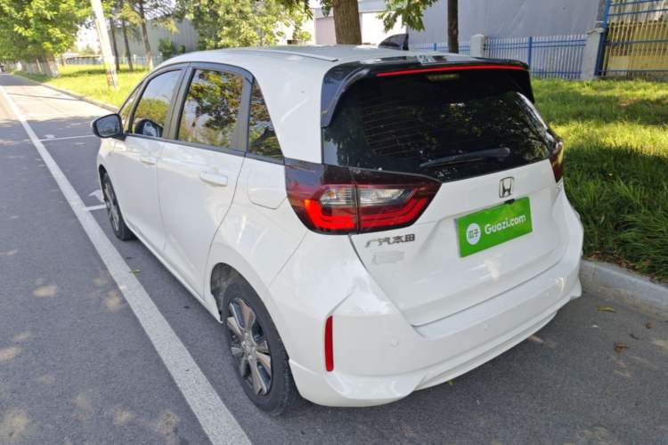 Used Honda Fit 2022 1.5L CVT Trendy Sunroof Edition Rear Left 45 Deg