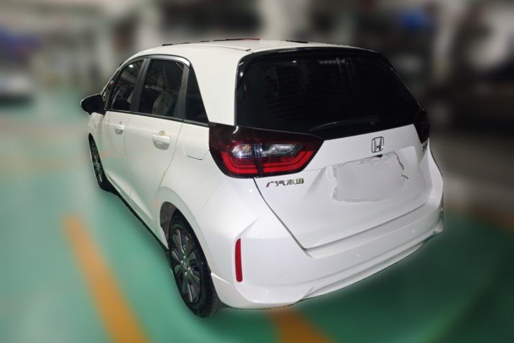 Used Honda Fit 2022 1.5L CVT Trendy Sunroof Edition Rear Left 45 Deg