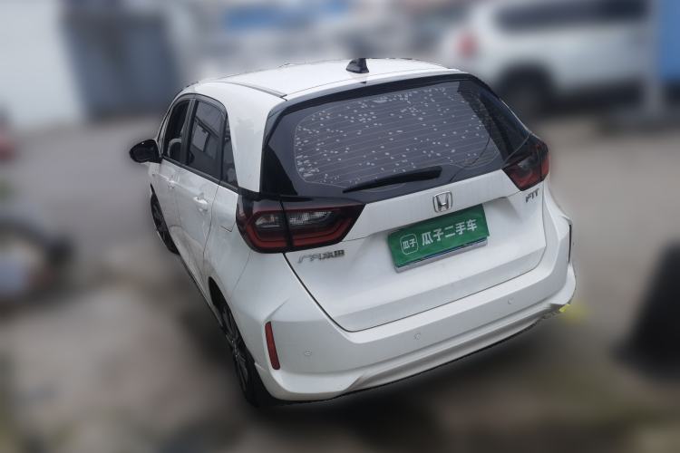 Used Honda Fit 2022 1.5L CVT Trendy Sunroof Edition Rear Left 45 Deg