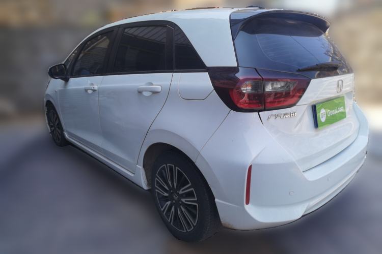 Used Honda Fit 2022 1.5L CVT Trendy Sunroof Edition Rear Left 45 Deg