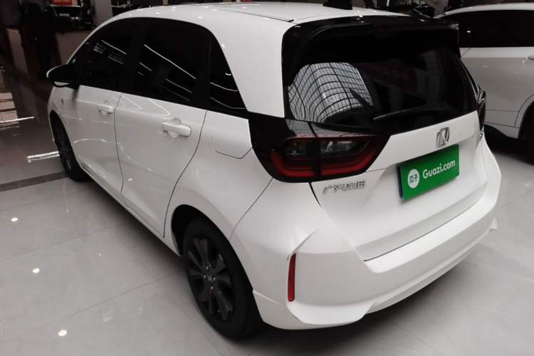 Used Honda Fit 2022 1.5L CVT Trendy Sunroof Edition Rear Left 45 Deg