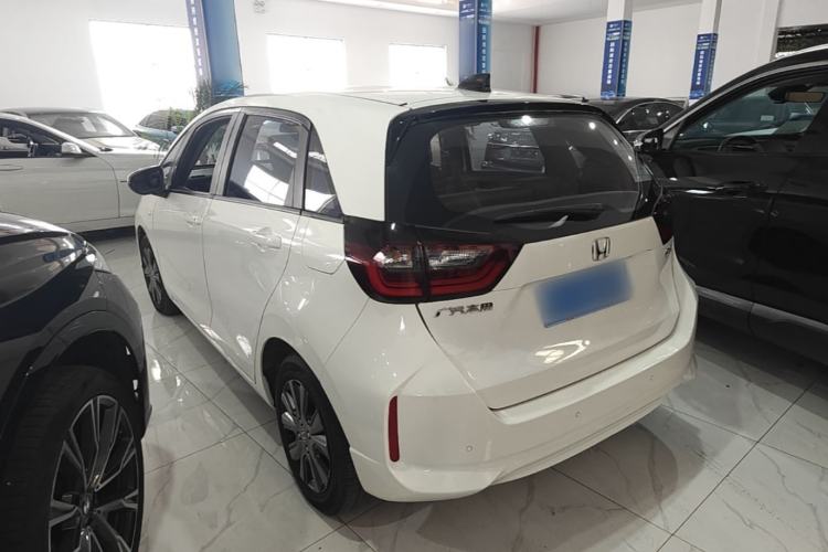 Used Honda Fit 2022 1.5L CVT Trendy Sunroof Edition Rear Left 45 Deg