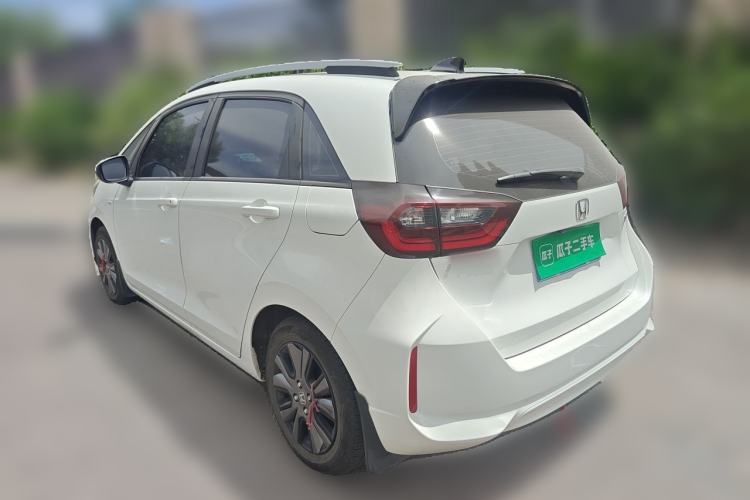Used Honda Fit 2022 1.5L CVT Trendy Sunroof Edition Rear Left 45 Deg