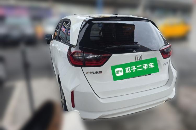 Used Honda Fit 2022 1.5L CVT Trendy Sunroof Edition Rear Left 45 Deg
