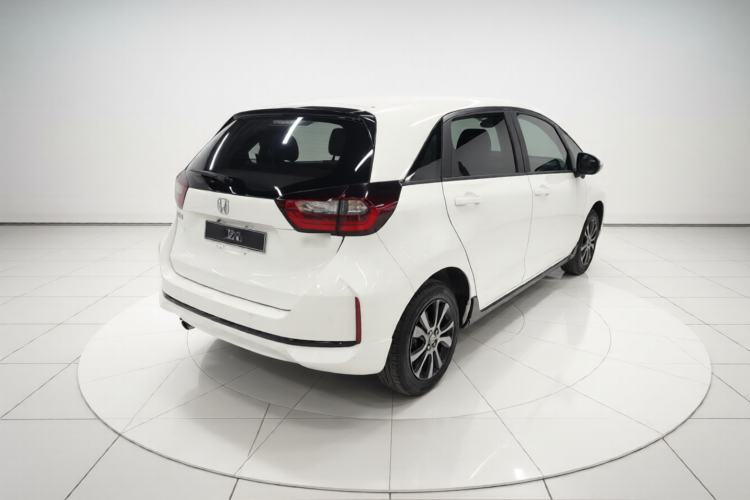 Used Honda Fit 2022 1.5L CVT Trendy Sunroof Edition Rear Right 45 Deg