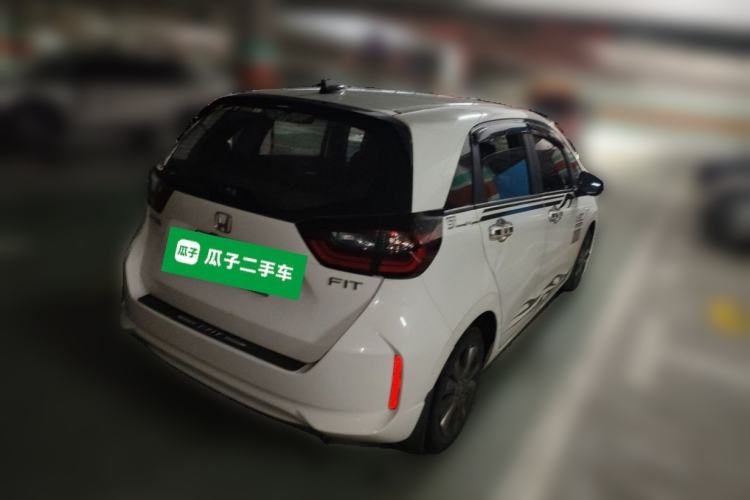 Used Honda Fit 2022 1.5L CVT Trendy Sunroof Edition Rear Right 45 Deg