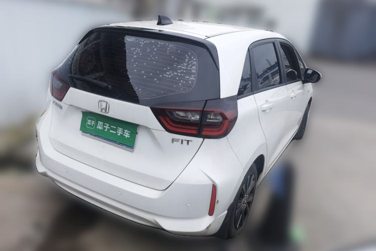 Used Honda Fit 2022 1.5L CVT Trendy Sunroof Edition Rear Right 45 Deg