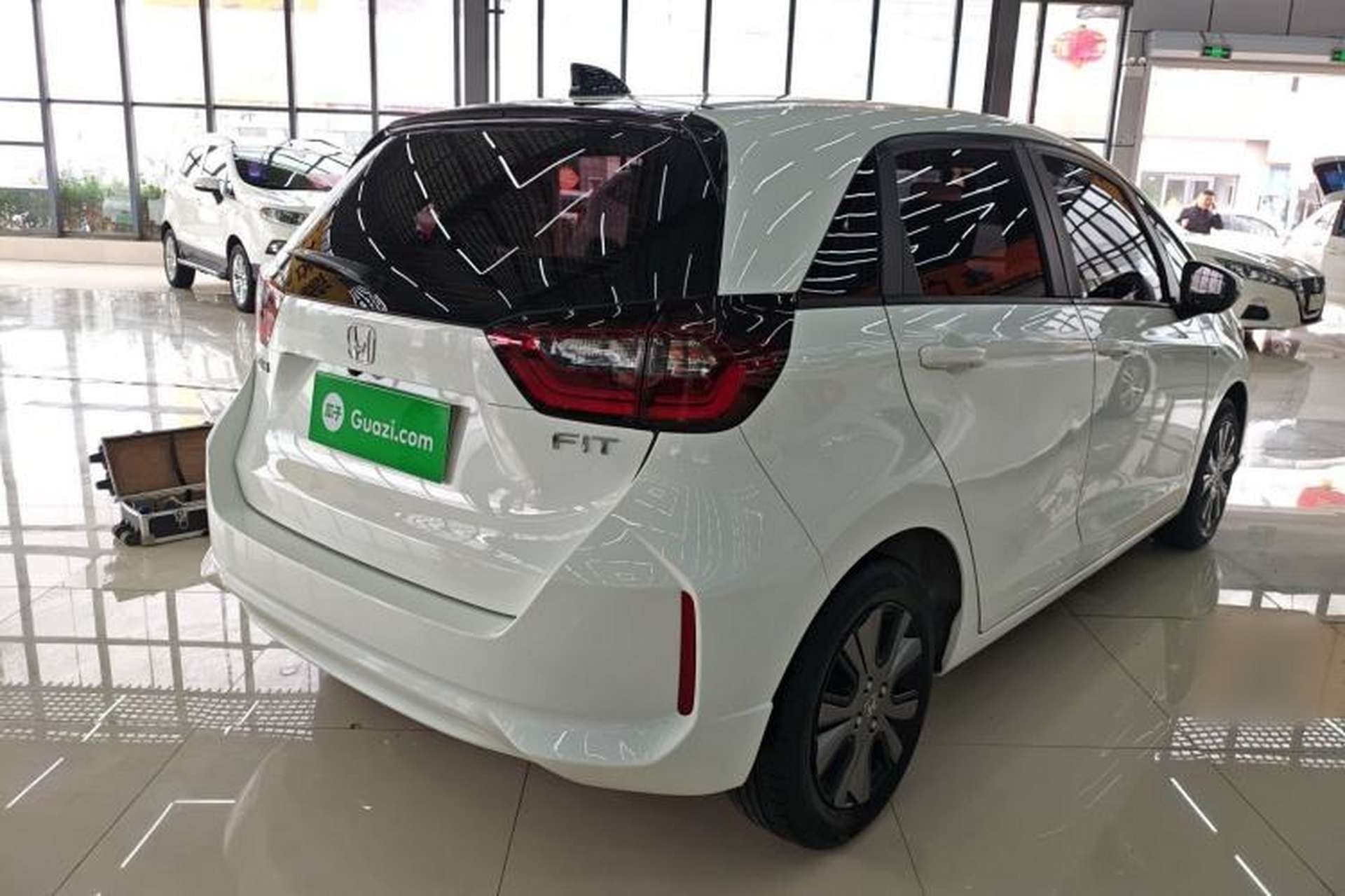 Used Honda Fit 2022 1.5L CVT Trendy Sunroof Edition Rear Right 45 Deg
