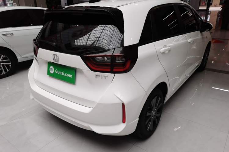 Used Honda Fit 2022 1.5L CVT Trendy Sunroof Edition Rear Right 45 Deg