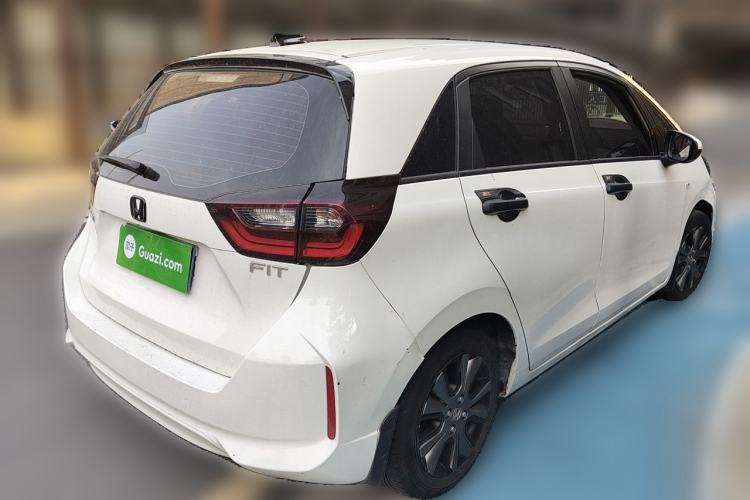 Used Honda Fit 2022 1.5L CVT Trendy Sunroof Edition Rear Right 45 Deg