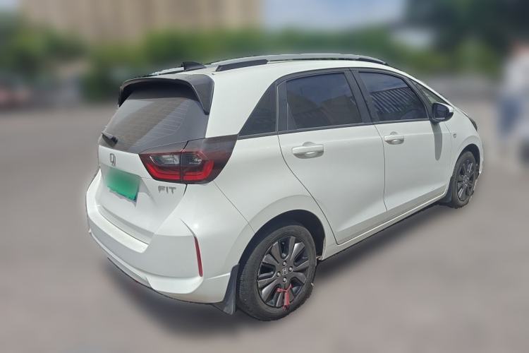 Used Honda Fit 2022 1.5L CVT Trendy Sunroof Edition Rear Right 45 Deg