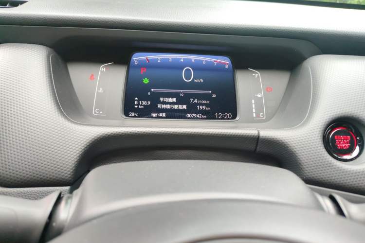 Used Honda Fit 2023 1.5L CVT Trend Edition Odometer Close Up
