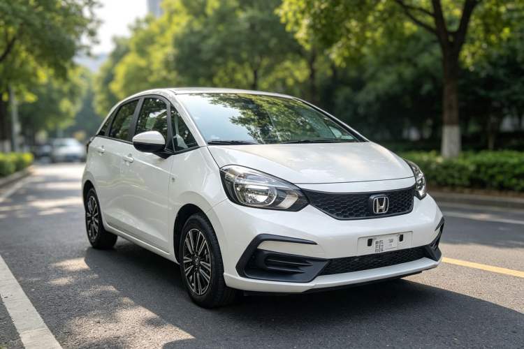 Used Honda Fit 2023 1.5L CVT Trend Edition Front Right 45 Deg