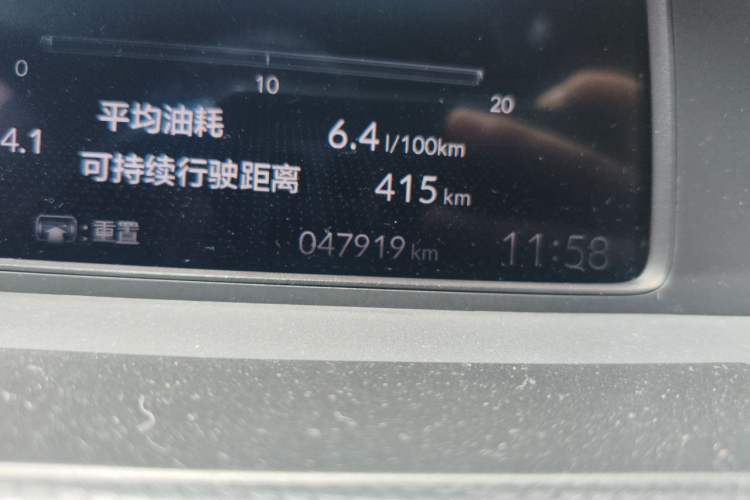 Used Honda Fit 2023 1.5L CVT Trendy Runner Pro Edition Odometer Close Up