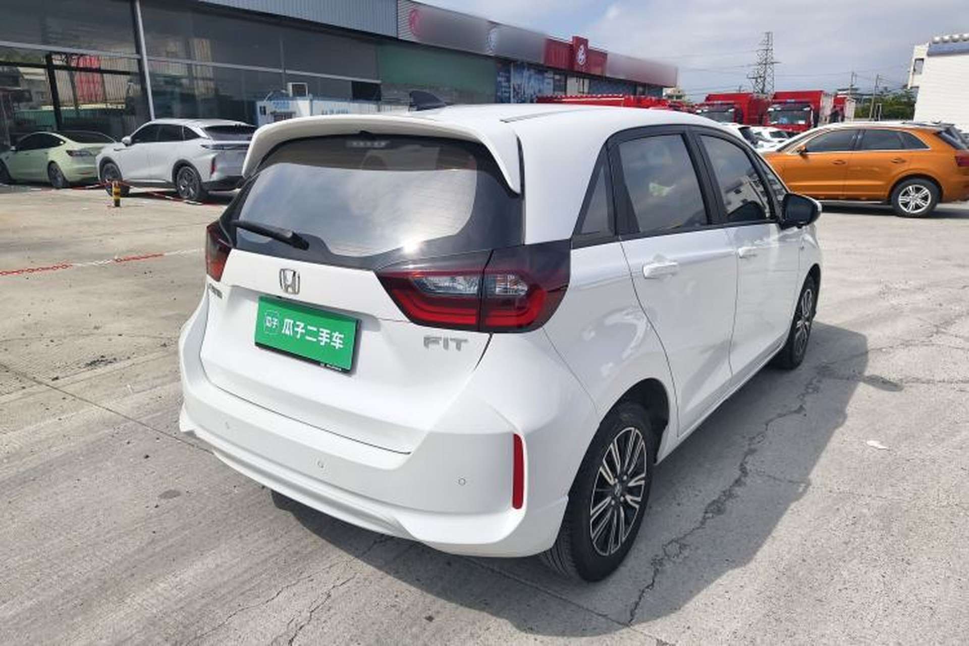 Used Honda Fit 2023 1.5L CVT Trend Edition Rear Right 45 Deg
