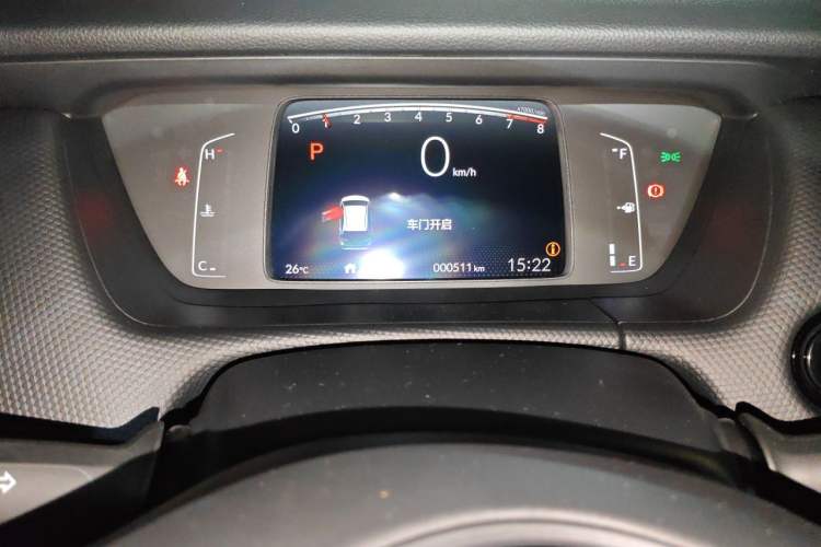 Used Honda Fit 2025 Basic Model Odometer Close Up