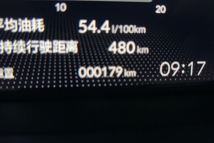 Used Honda Fit 2025 Basic Model Odometer Close Up
