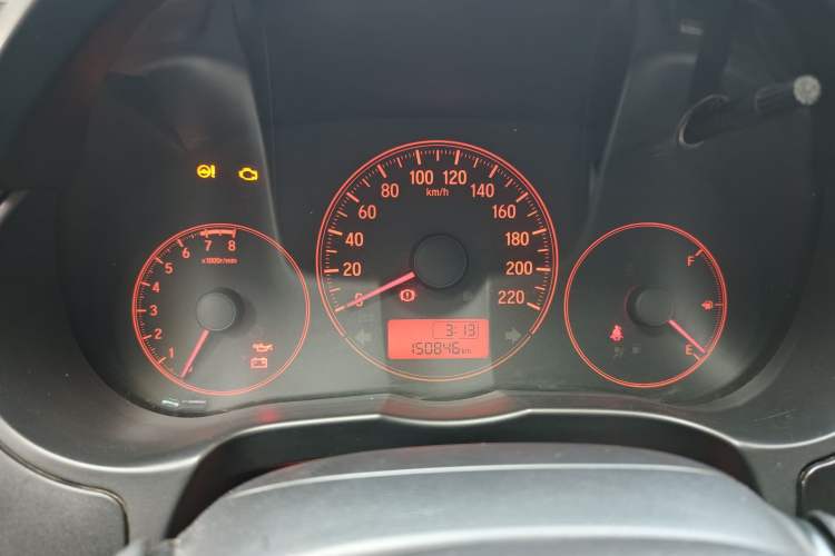 Used Honda Gienia 2017 1.5L Manual Classic Edition Odometer Close Up
