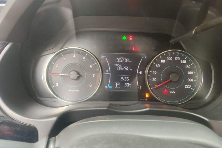 Used Honda Gienia 2017 1.5L CVT Comfort Version Odometer Close Up