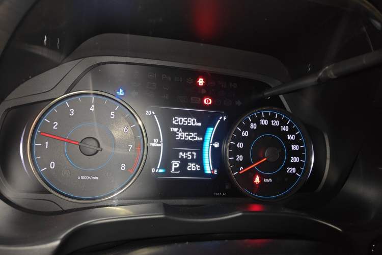 Used Honda Gienia 2017 1.5L CVT Comfort Version Odometer Close Up