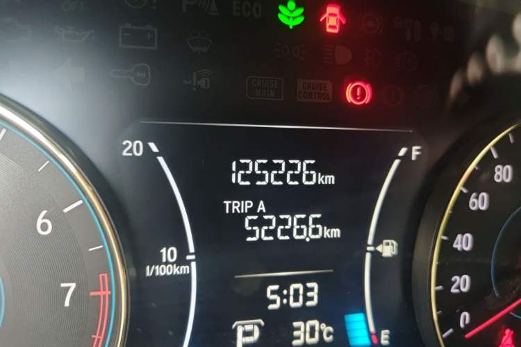 Used Honda Gienia 2017 1.5L CVT Comfort Version Odometer Close Up