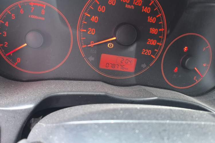 Used Honda Gienia 2017 1.5L Manual Classic Edition Odometer Close Up