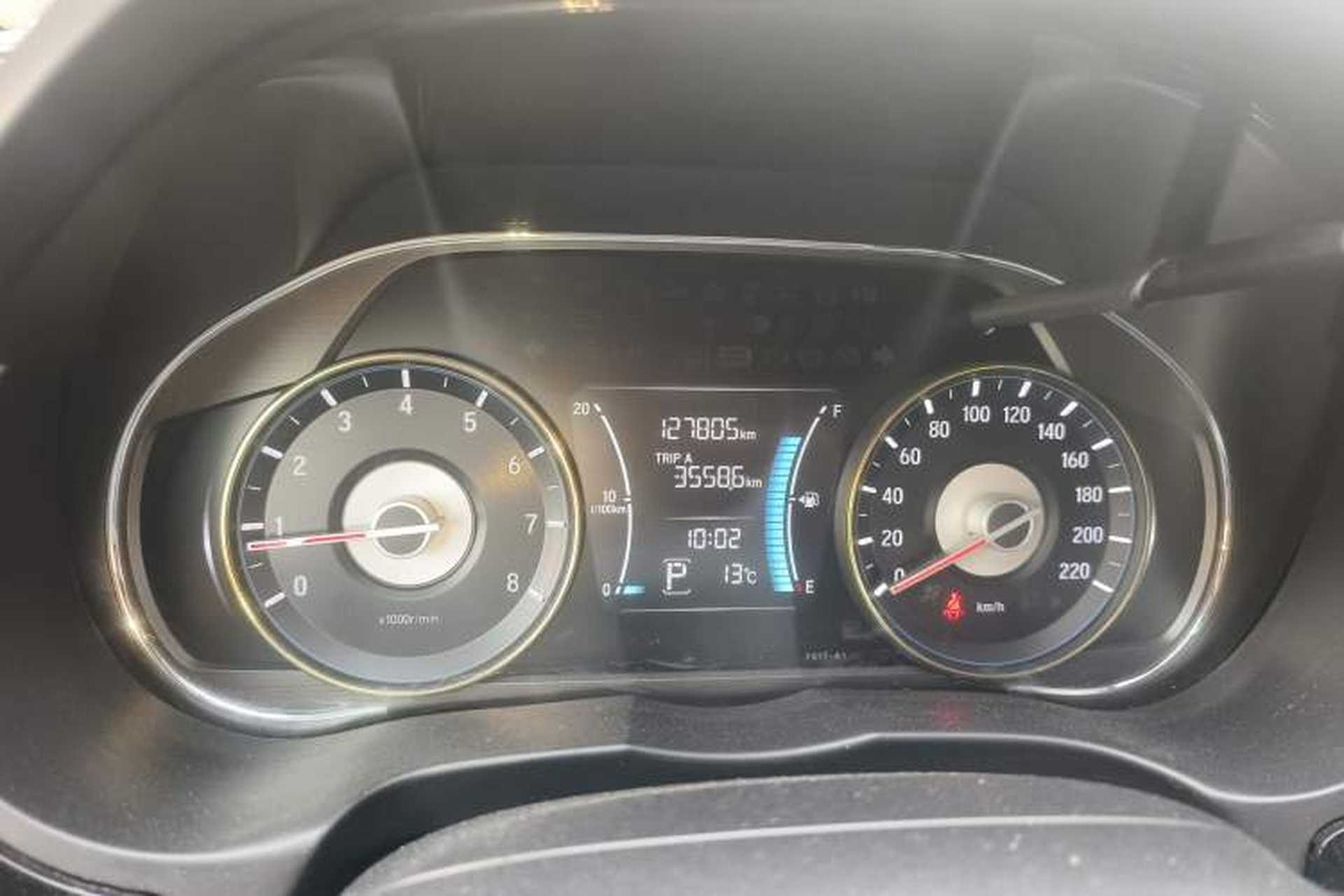 Used Honda Gienia 2017 1.5L CVT Fashion Edition Odometer Close Up