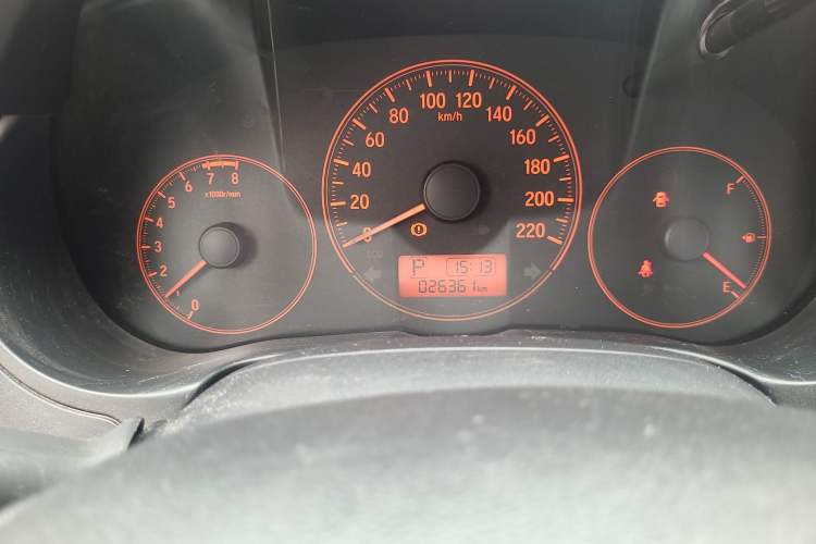 Used Honda Gienia 2017 1.5L CVT Classic Edition Odometer Close Up