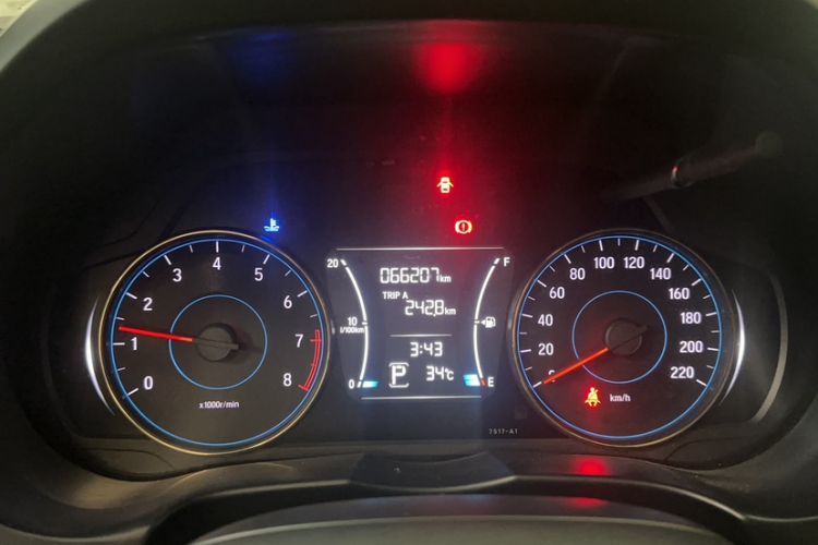 Used Honda Gienia 2017 1.5L CVT Comfort Version Odometer Close Up