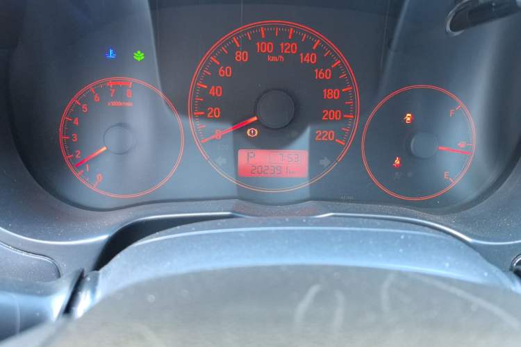 Used Honda Gienia 2017 1.5L CVT Classic Edition Odometer Close Up