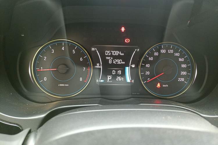 Used Honda Gienia 2017 1.5L CVT Comfort Version Odometer Close Up