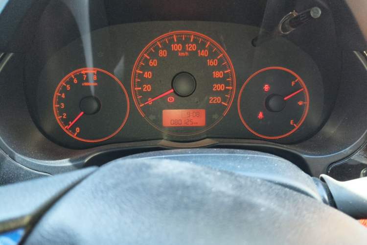 Used Honda Gienia 2017 1.5L Manual Classic Edition Odometer Close Up