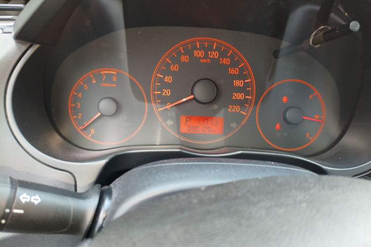 Used Honda Gienia 2017 1.5L CVT Classic Edition Odometer Close Up