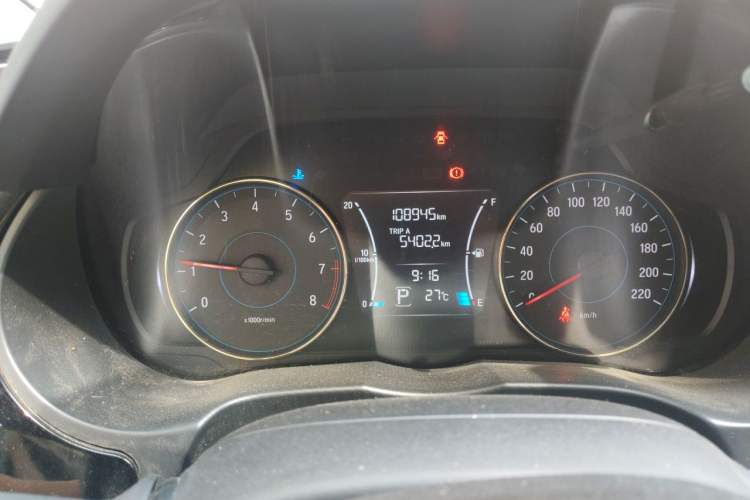 Used Honda Gienia 2017 1.5L CVT Comfort Version Odometer Close Up