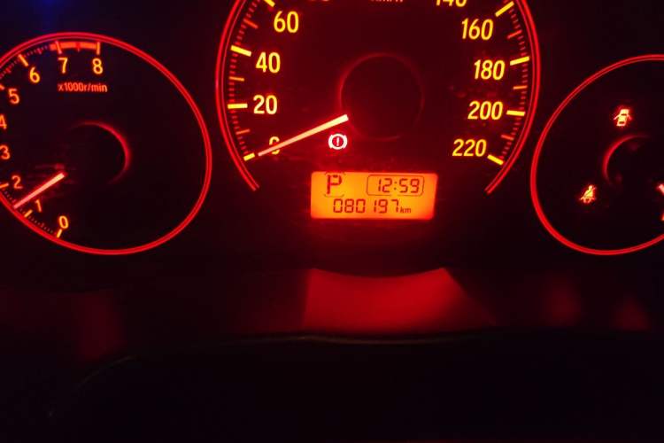 Used Honda Greiz 2016 1.5L CVT Classic Edition Odometer Close Up