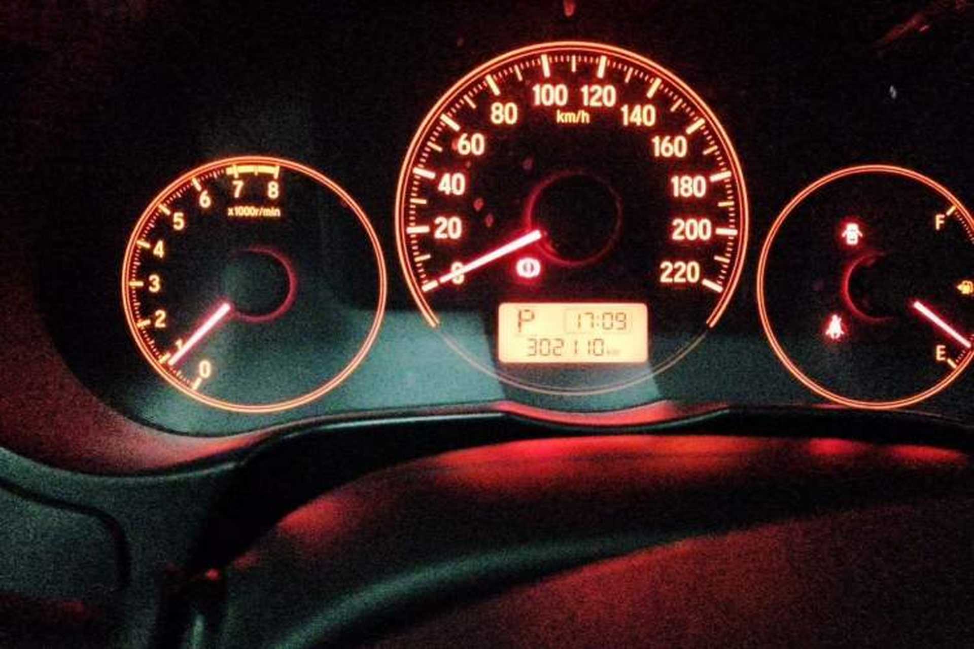 Used Honda Greiz 2016 1.5L CVT Classic Edition Odometer Close Up