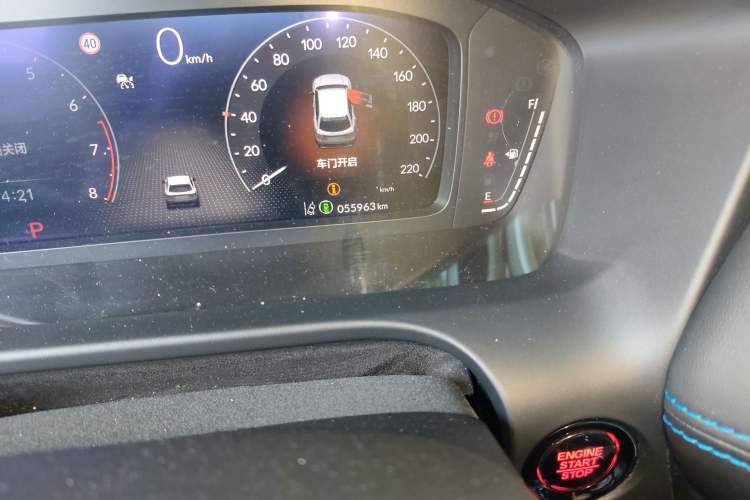 Used Honda HR-V 2023 240TURBO Trendy Edition Odometer Close Up