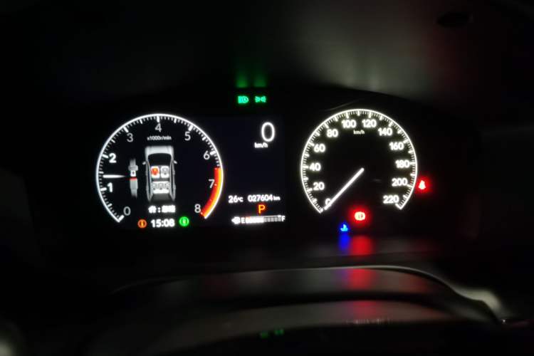Used Honda HR-V 2023 240TURBO Jingrui Edition Odometer Close Up