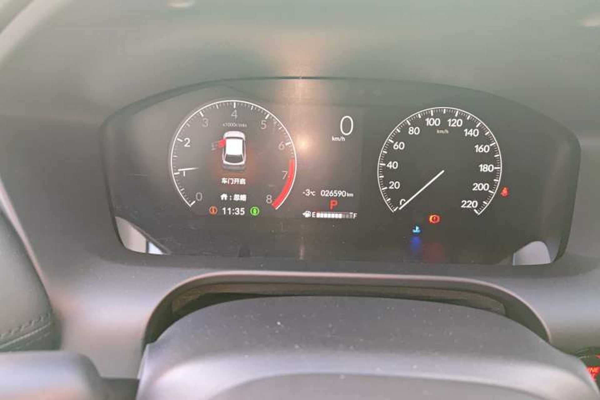 Used Honda HR-V 2023 240TURBO Jingrui Edition Odometer Close Up