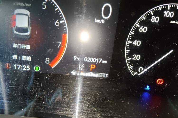 Used Honda HR-V 2023 240TURBO Jingrui Edition Odometer Close Up