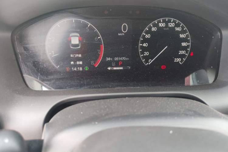 Used Honda HR-V 2023 240TURBO Jingrui Edition Odometer Close Up