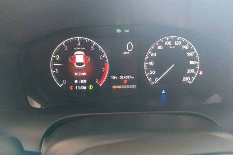Used Honda HR-V 2023 240TURBO Jingrui Edition Odometer Close Up