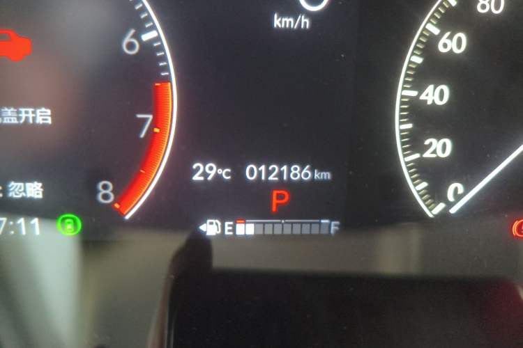 Used Honda HR-V 2023 240TURBO Jingrui Edition Odometer Close Up
