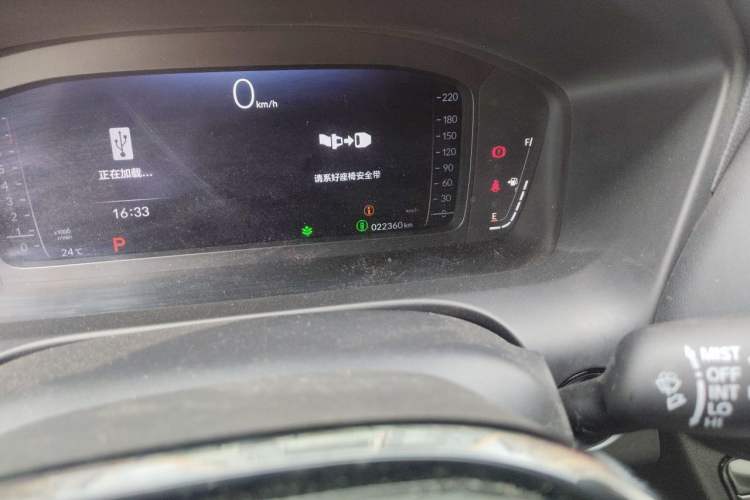 Used Honda HR-V 2024 240TURBO Jingyue Edition Odometer Close Up