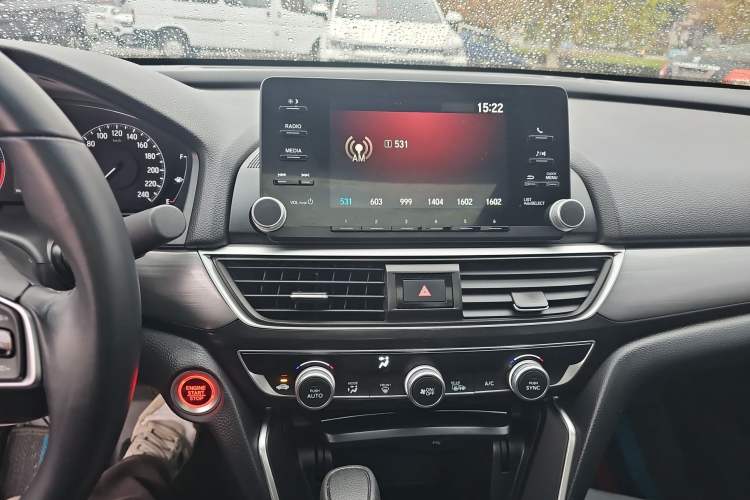 Used Honda Inspire 2019 260TURBO Elegant Edition China VI Emission Standard Audio And AC Panel