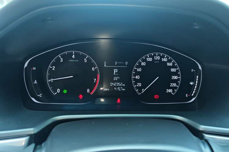 Used Honda Inspire 2019 260TURBO Elegant Edition China VI Emission Standard Instrument Cluster