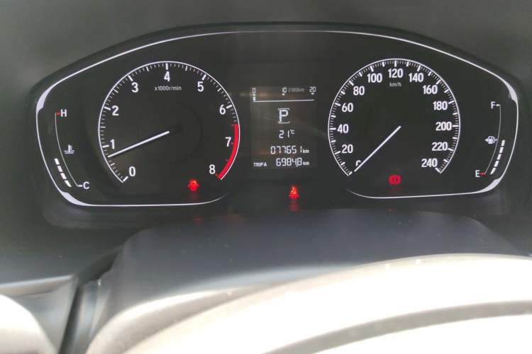 Used Honda Inspire 2019 260TURBO Elegant Edition China VI Emission Standard Instrument Cluster