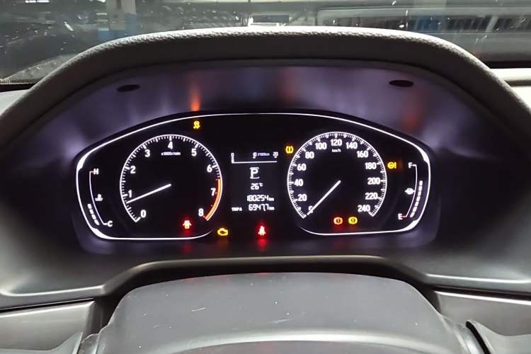 Used Honda Inspire 2019 260TURBO Elegant Edition China VI Emission Standard Instrument Cluster