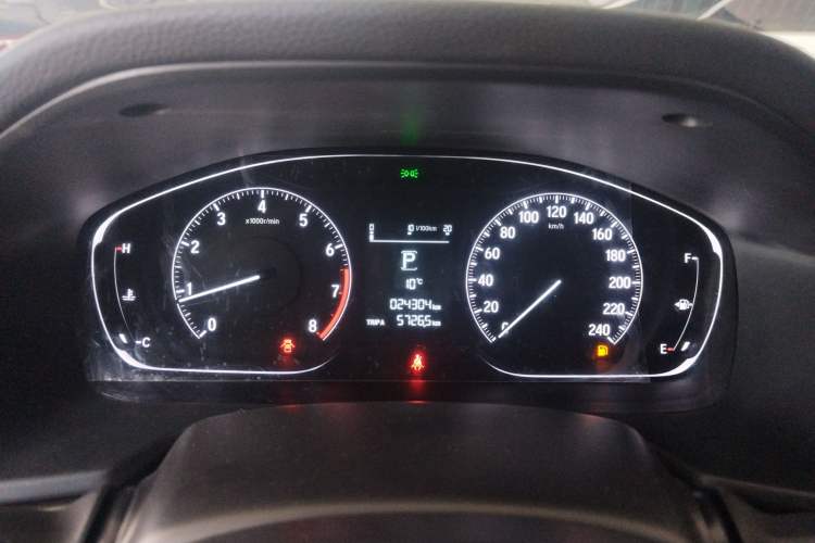 Used Honda Inspire 2019 260TURBO Elegant Edition China VI Emission Standard Instrument Cluster