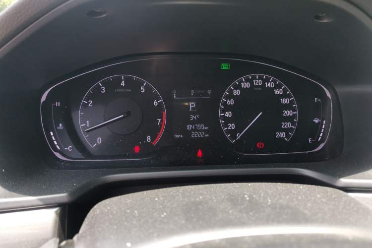 Used Honda Inspire 2019 260TURBO Elegant Edition China VI Emission Standard Instrument Cluster